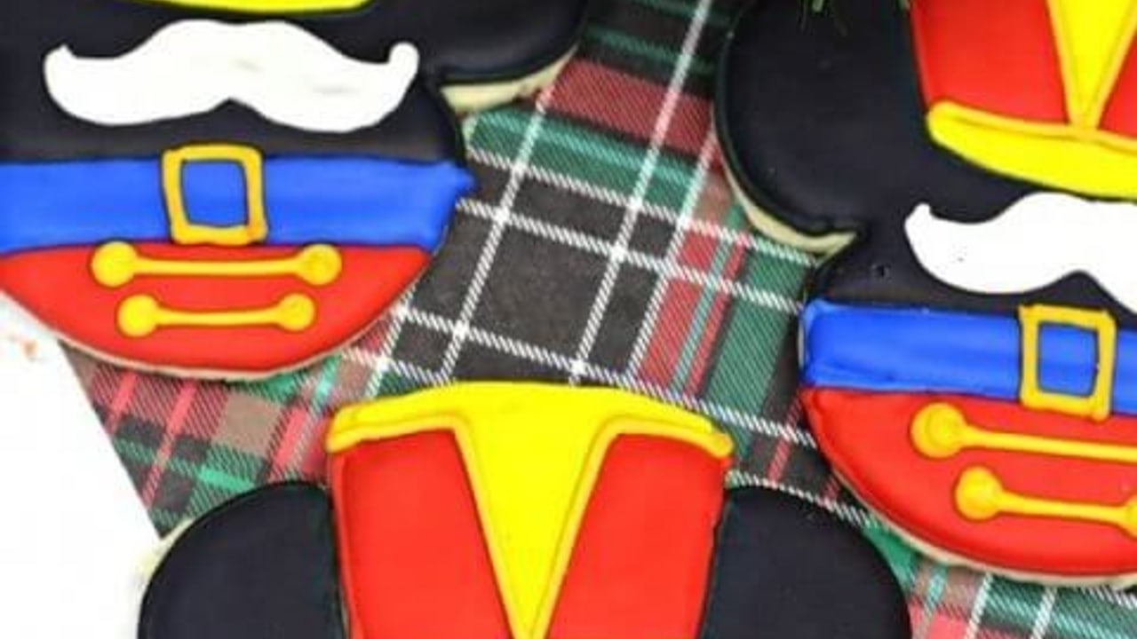 Mickey Mouse Nutcracker Sugar Cookies