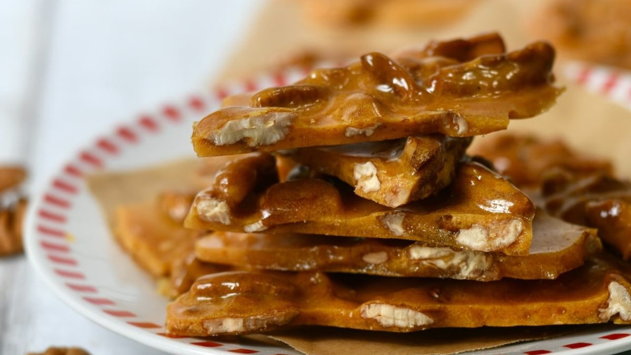 Microwave Pecan Brittle