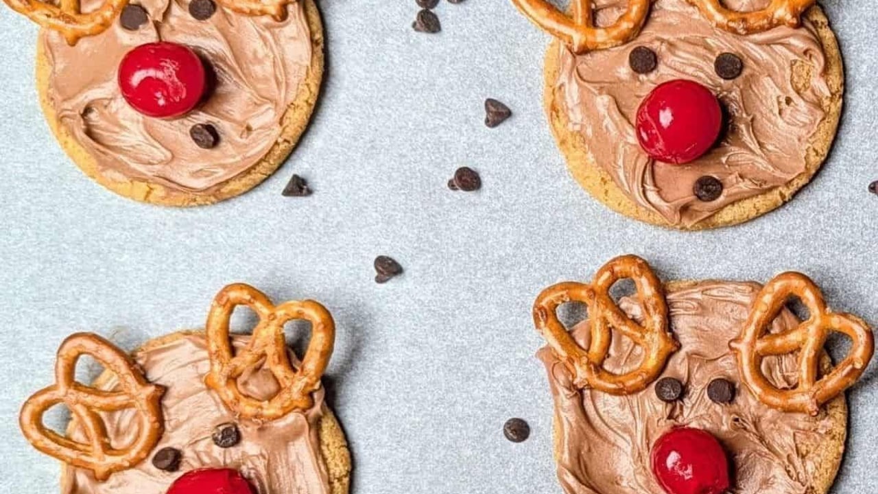No Bake Reindeer Cookies
