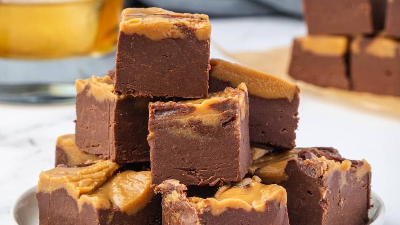 Peanut Butter Whiskey Fudge