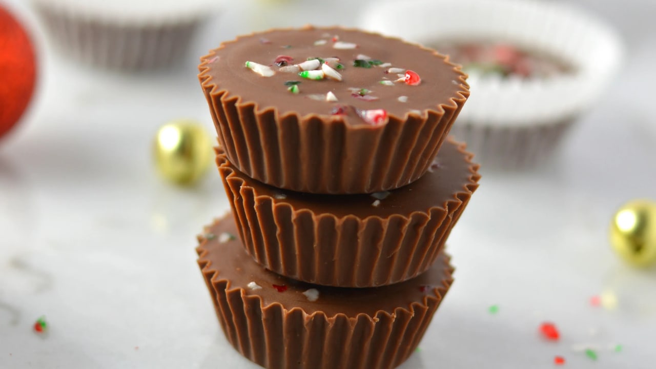 Peppermint Nutella Cups