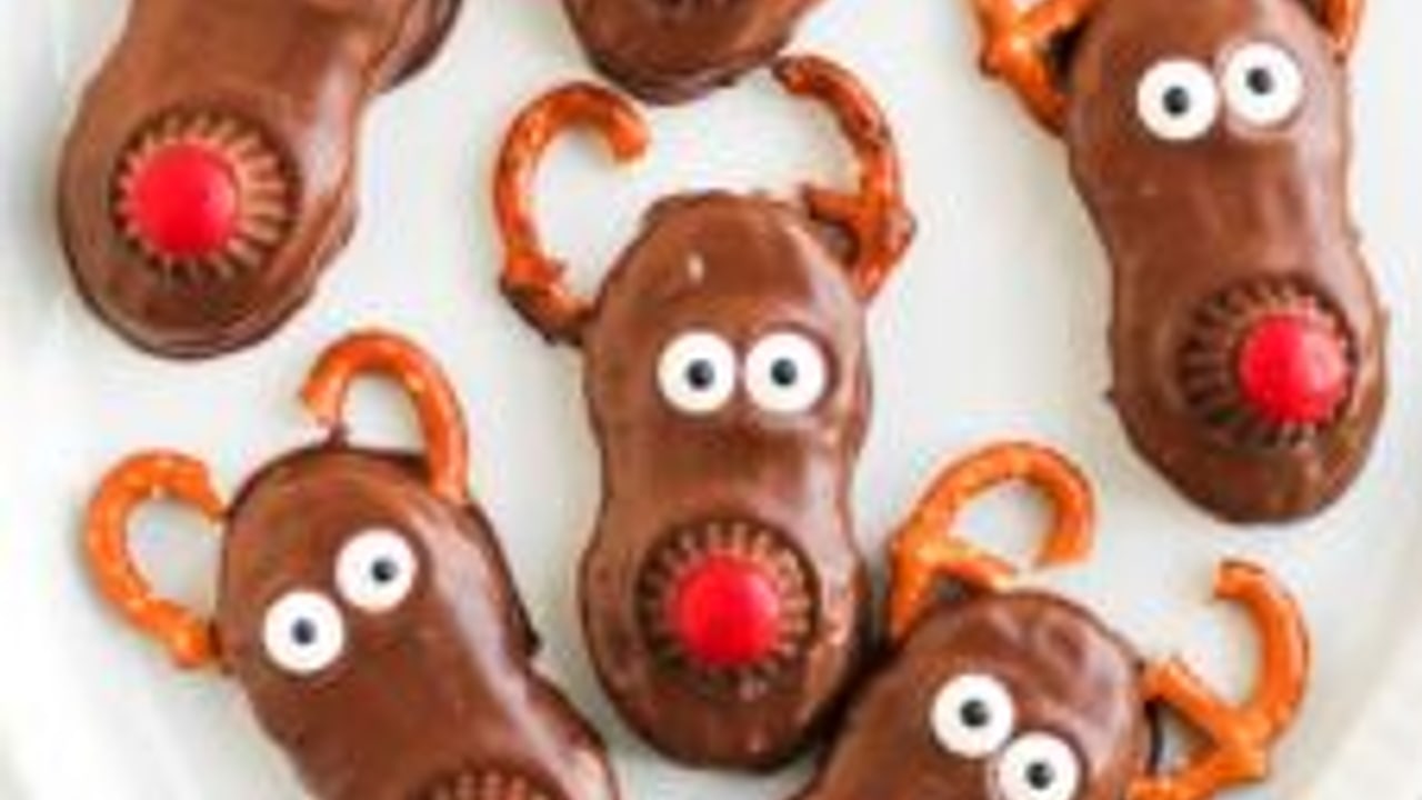 Reindeer Nutter Butter Cookies