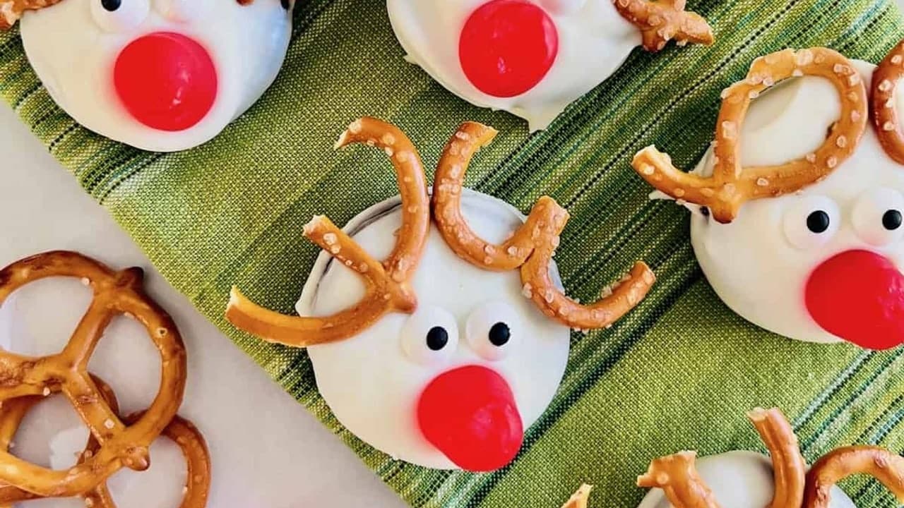Rudolph the Red-Nosed Reindeer Cookies