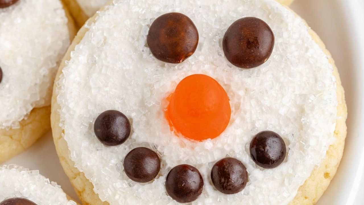 Snowman Cookie Recipe